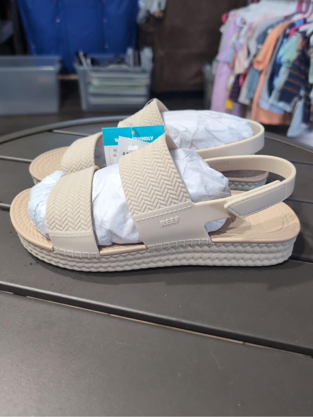 REEF Water Vista Women's Waterproof Sandals Nude/Tan - NEW Size 9